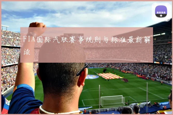 FIA国际汽联赛事规则与标准最新解读